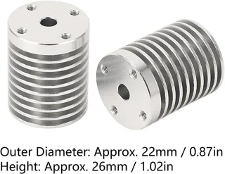 SnelShoppen V6 koellichaam voor extruder en Voron 0.1 0.2