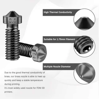 SnelShoppen - Volcano Düsenset 3D Druckerdüsen-Reinigingsset 23Pcs voor Artillery Anycubic 3D Printer Nozzle - Hoogwaardige Reinigingsgereedschap voor