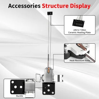 Solidchoice mini hotend verwarming montagekit