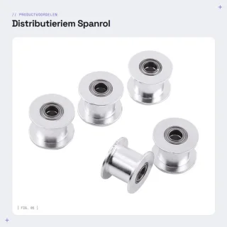 Solidchoice Spanrol 10 mm - 5 stuks - katrol