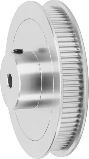 Solidchoice tandriemwiel 80 tanden - 2GT tandriemschijf - gelegeerd staal - boring 5 mm