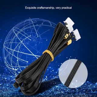 Stappenmotorkabel voor 3D-printer - Z-as motorkabelconnector - dubbele verbinding - efficiënt kabelbeheer - ShopVlot