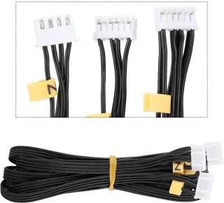 Stappenmotorkabel voor 3D-printer - Z-as motorkabelconnector - dubbele verbinding - efficiënt kabelbeheer - ShopVlot