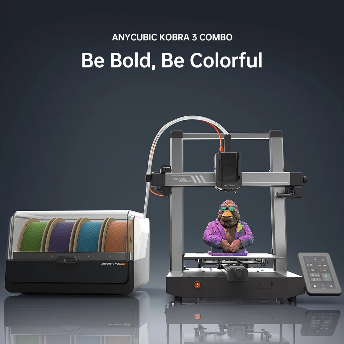 Stemily 3D-Printer Multicolor 250x250x260 mm