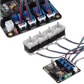 Stepper motor kabel 4-pin naar 6-pin, 1 meter - ShopVlot