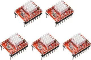 Stepper motordriver A4988 - 5 stuks - m-winkel