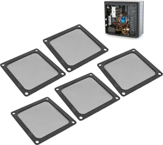 Stofgaasfilter voor PC-behuizing 80x80 mm - 5 stuks