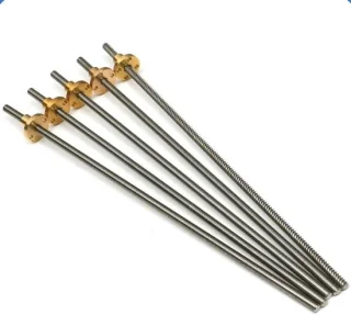 T6 trapeziumvormige draadschroef voor 3D-printers, lengte 150-550 mm