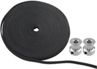 Tandwiel met 16 tanden en GT2-rubberriem, 5 m vervangingskit voor 3D-printers