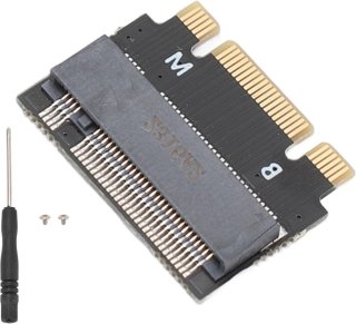 De ThinkPad M.2 NVMe verlengadapter M-Key 2230-2242 man/vrouw in één oogopslag