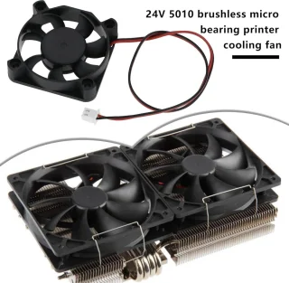 Universeel 24V 5010 DC miniatuur koelventilator 2 stuks