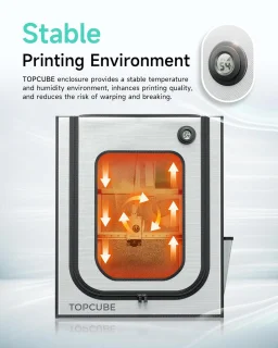 Universeel 3D-printerbehuizing - Extra Groot (550 x 600 x 670 mm)