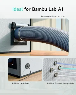 Universeel 3D-printerbehuizing - Extra Groot (550 x 600 x 670 mm)