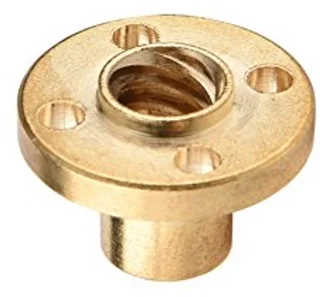Universeel T8 trapeziumspindel set 150 mm met T8-moer