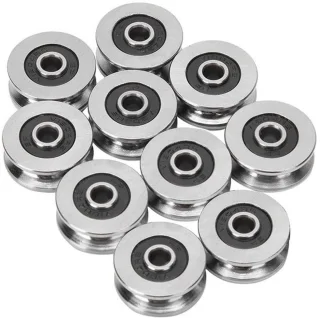 Universeel V-groef kogellagers 18x4x8 mm (10 stuks)