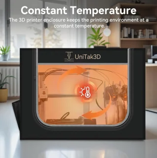 Universele 3D-printerbehuizing