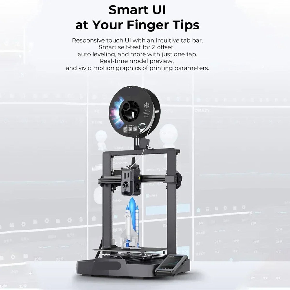 Upgraded 3D Printer Mini Direct Drive 32-bit