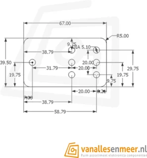 V-Slot Pulley Plate