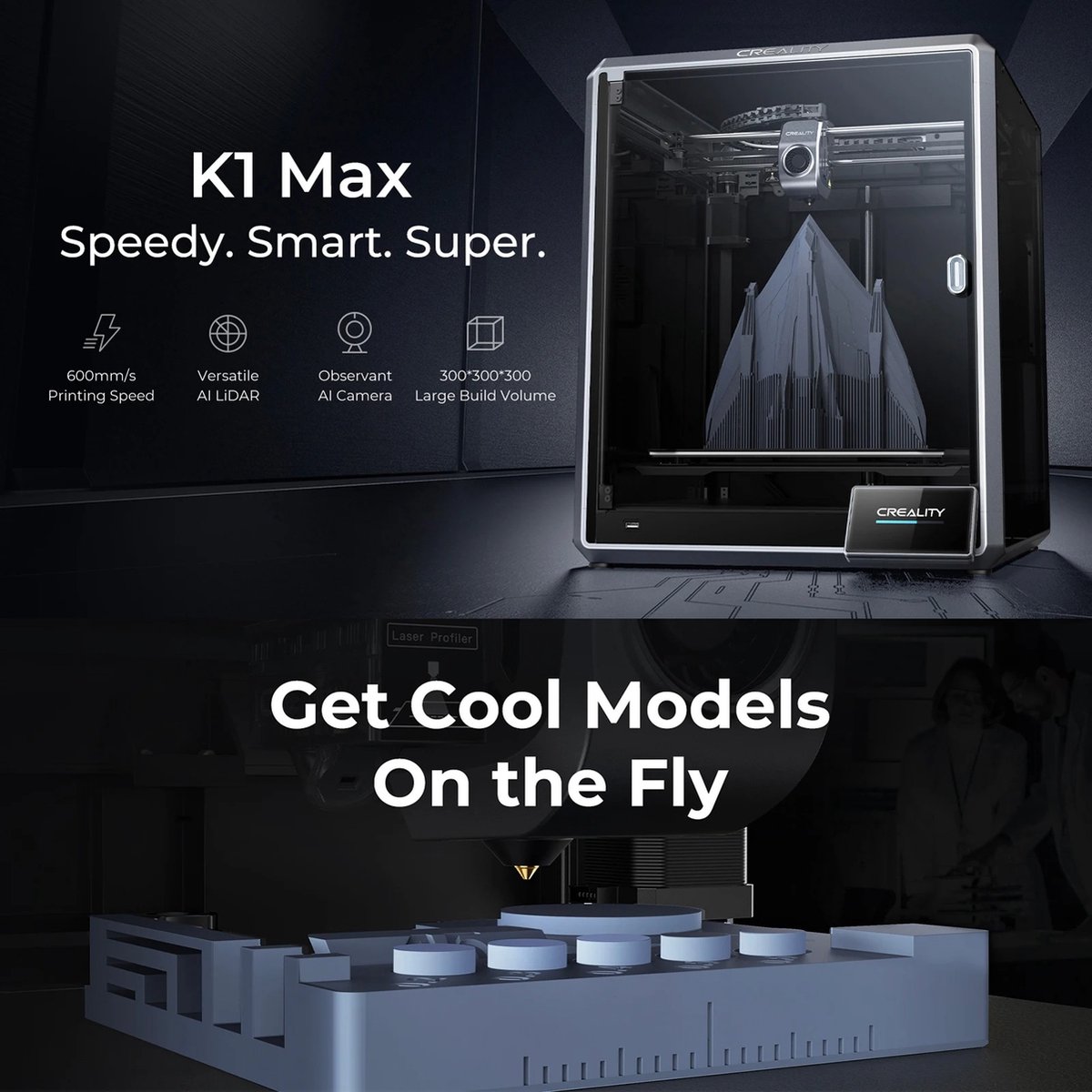 vanBoni Creality K1 MAX 3D Printer