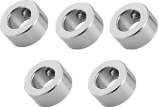 Vbestlife 5 stuks 8mm asvergrendelingsring T8 rvs