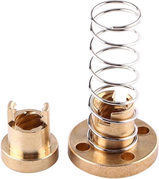 Veermoer Koper T8 ACME 8mm — Precisie en lagere speling voor je printer