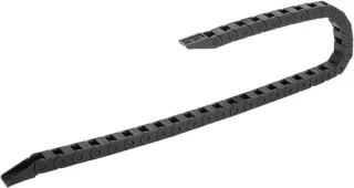 Vemera kabelsleepketting 7 x 7 mm – kunststof – zwart