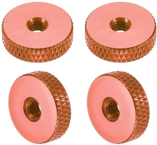 Vemera klauwmoeren M4 x 14 mm van aluminium