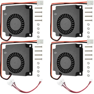 Ventilatoren set van 4 – 40 x 40 x 10 mm – DC 24 V – blowers