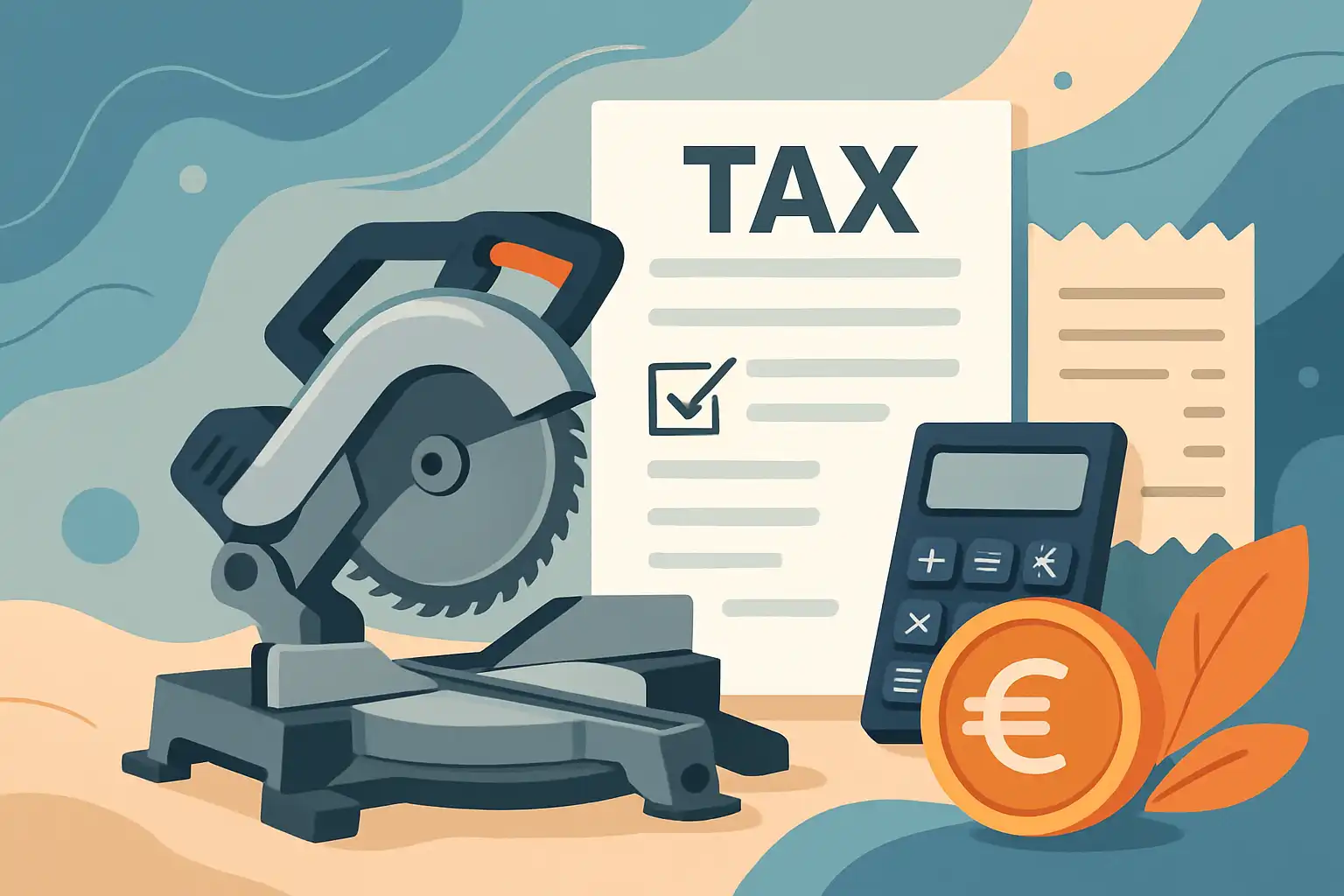 Mag je je afkortzaag aftrekken van de belasting? slimme administratie voor bijverdieners