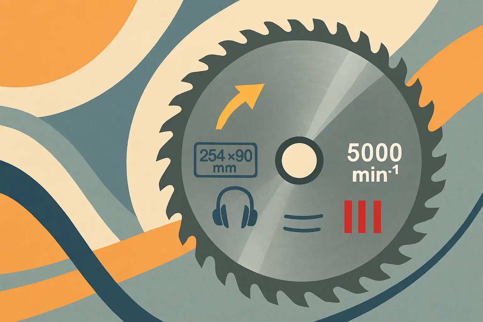 Ontcijferd: wat de markeringen en kleurcodes op jouw afkortzaagblad echt betekenen