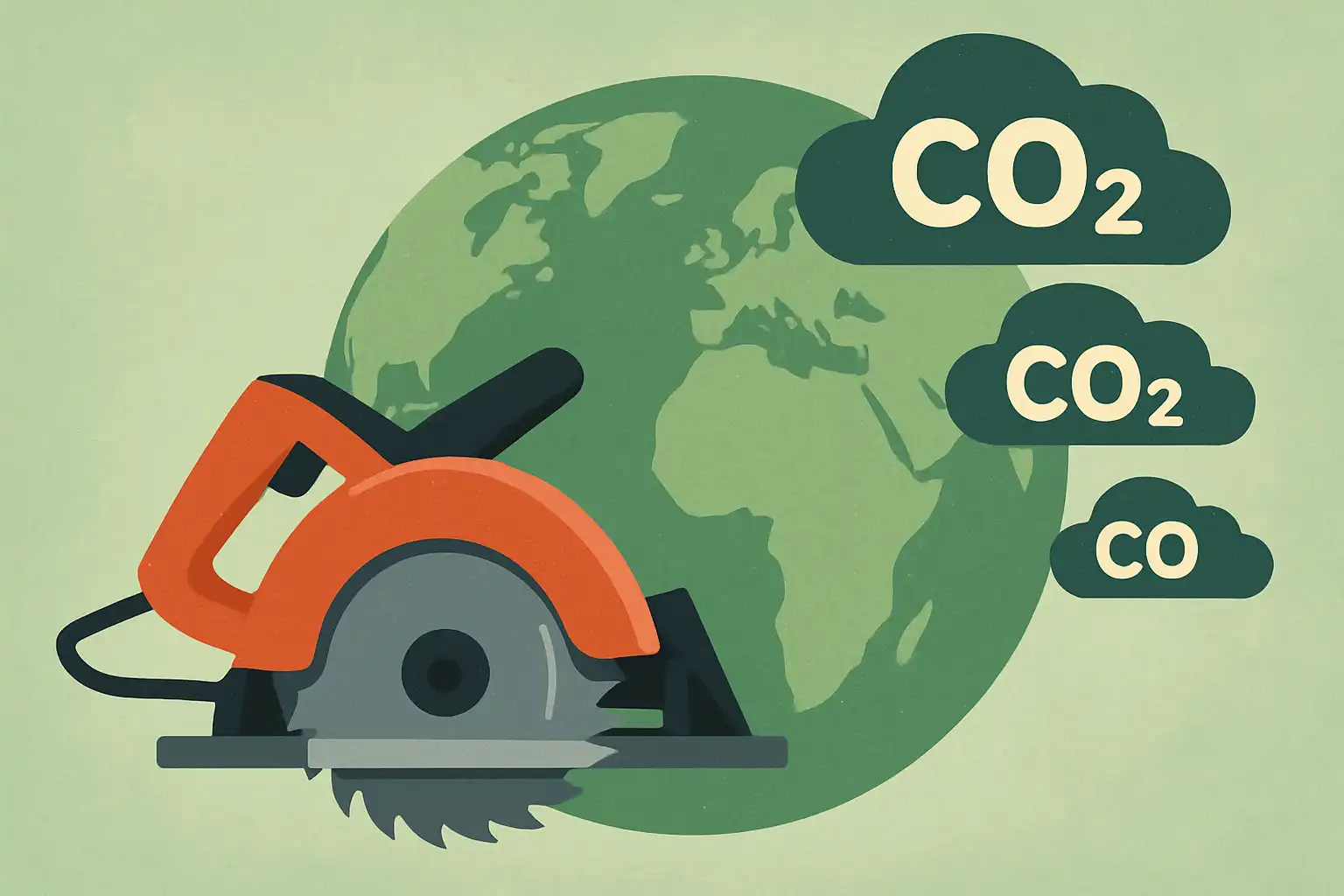 Wat kost jouw afkortzaag echt in CO2? zo halveer je de milieu-impact