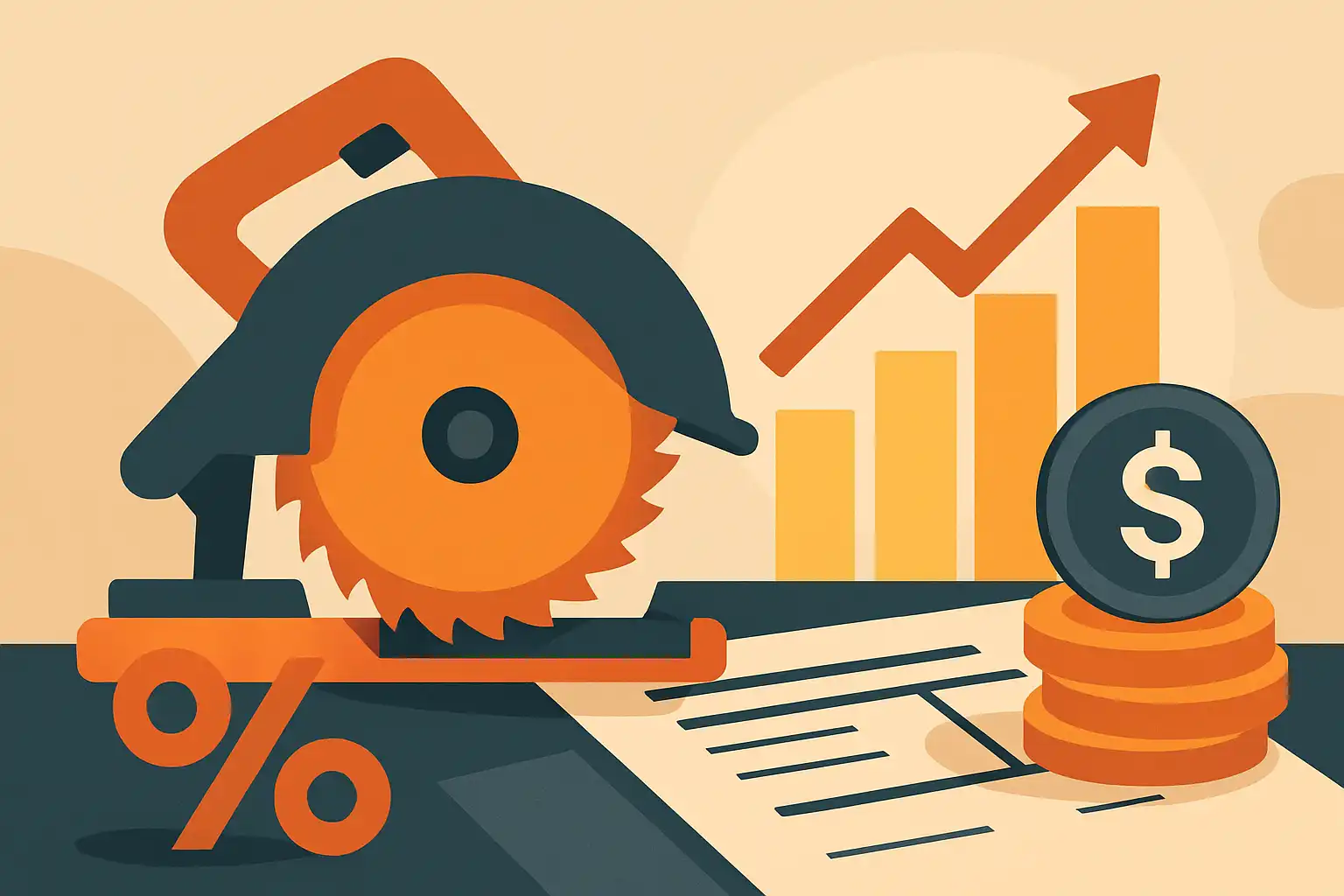 Zaag je winst: prijsstrategieën en kostenberekening voor klusjes met je afkortzaag