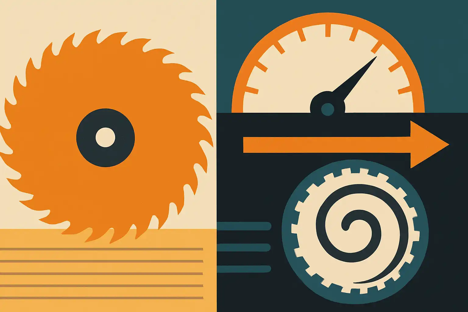 Zaaginstellingen onthuld: hoe je zaagblad, toerental en voeding perfect afstemt op elk materiaal