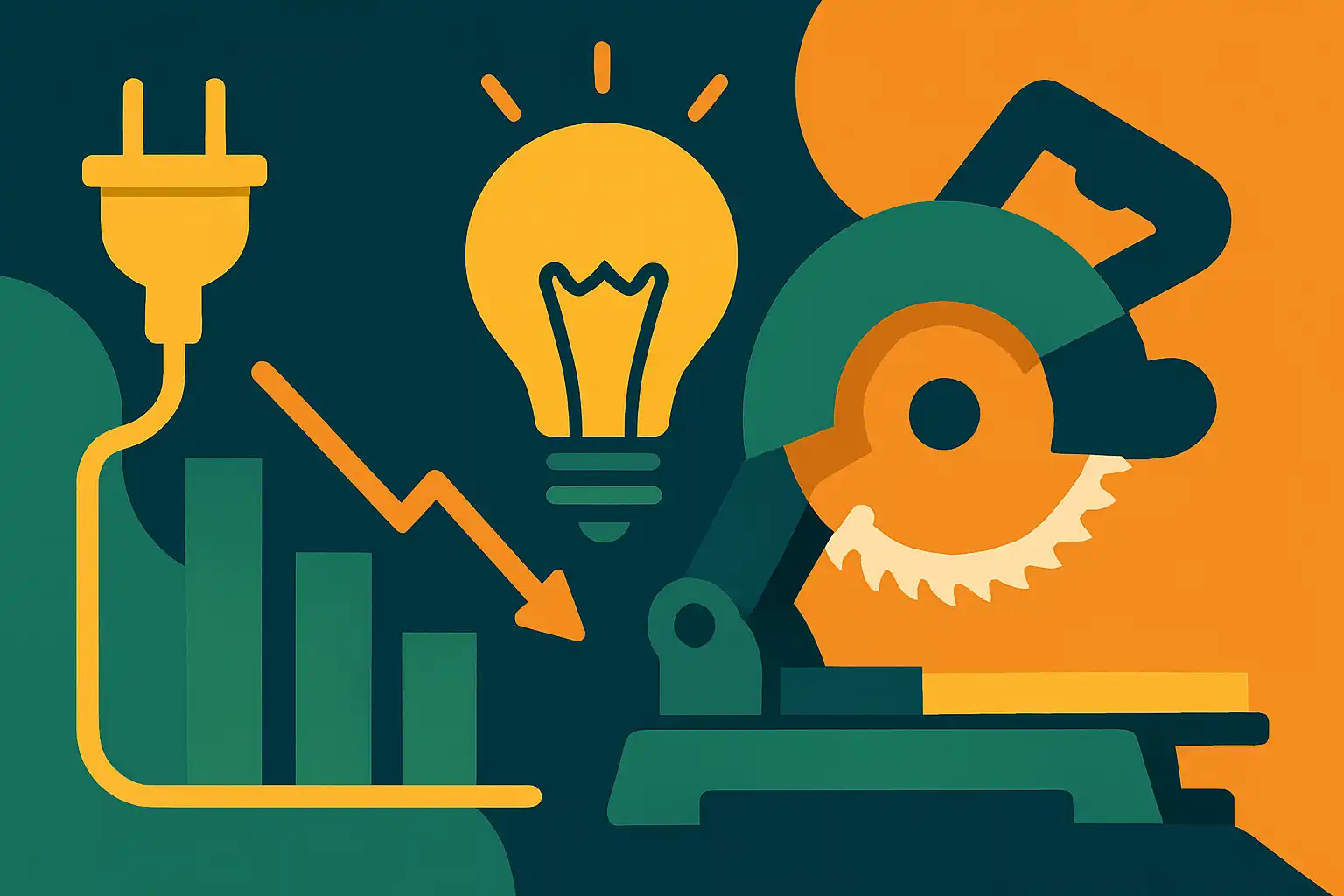 Zo bespaar je energie met je afkortzaag: slimme tips om stroomkosten te drukken zonder in te leveren op snelheid