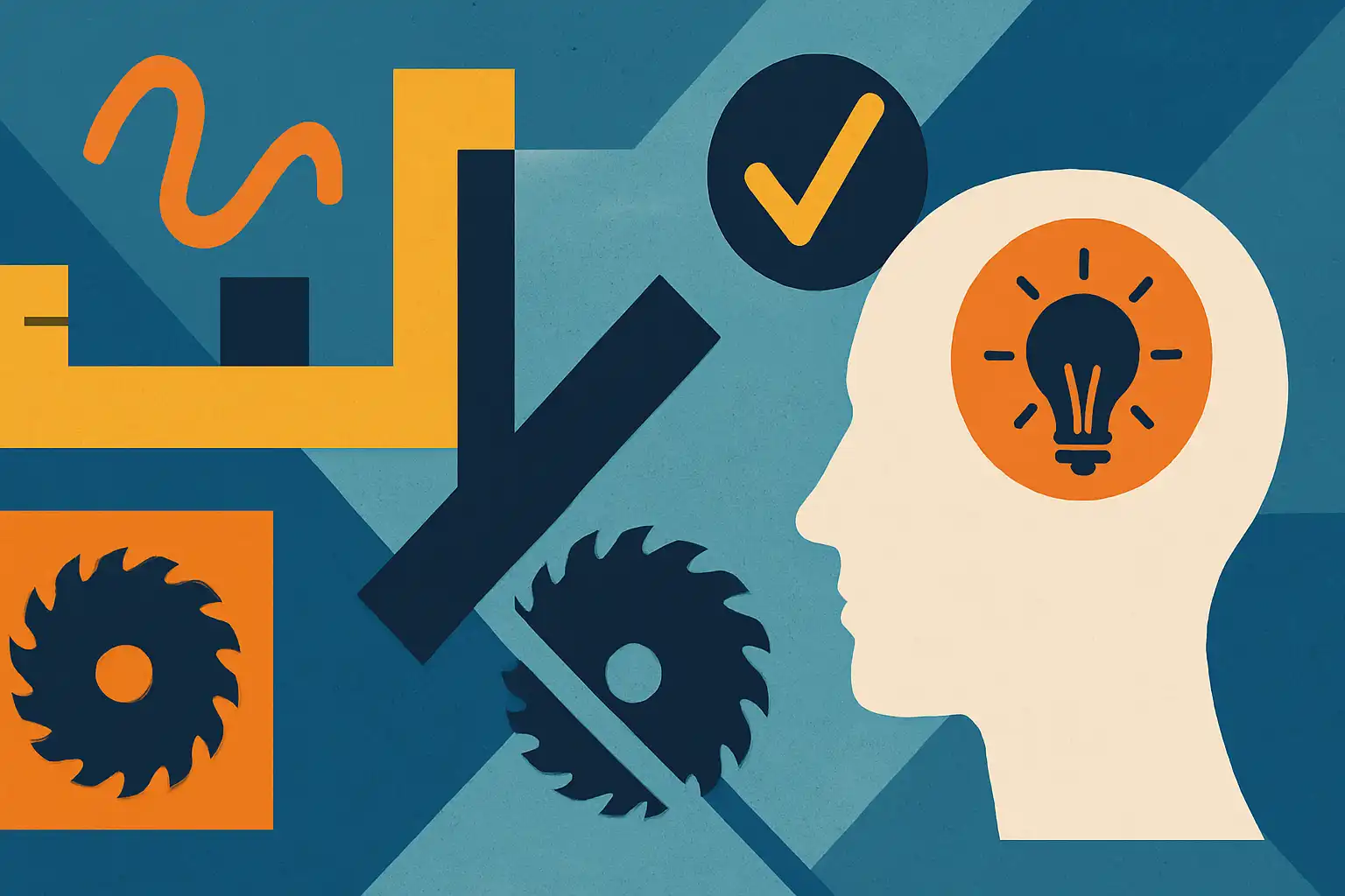 Zo blijf je haaks onder druk: mentale en praktische hacks voor foutloze zaagsneden