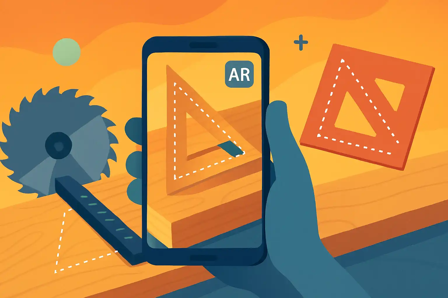 Zo gebruik je augmented reality en sjablonen voor perfecte zaagsneden: apps en workflows die je moet proberen