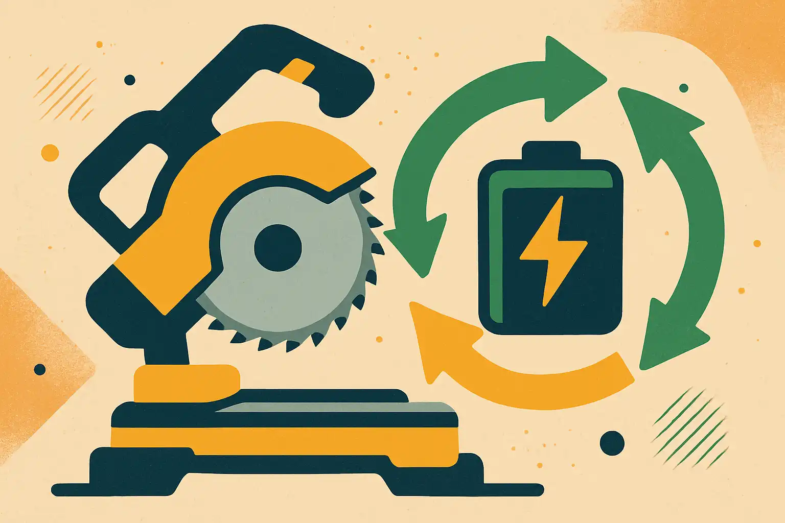 Zo geef je lege accu's van je afkortzaag een tweede leven (en waar je ze echt moet inleveren)