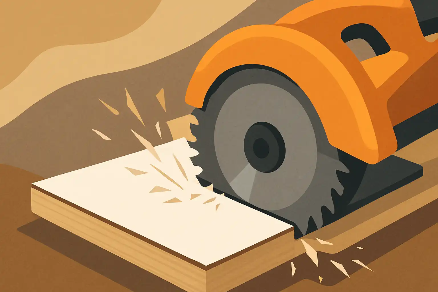 Zo zaag je gecoate en melamine platen splintervrij zonder dure zaagbladen