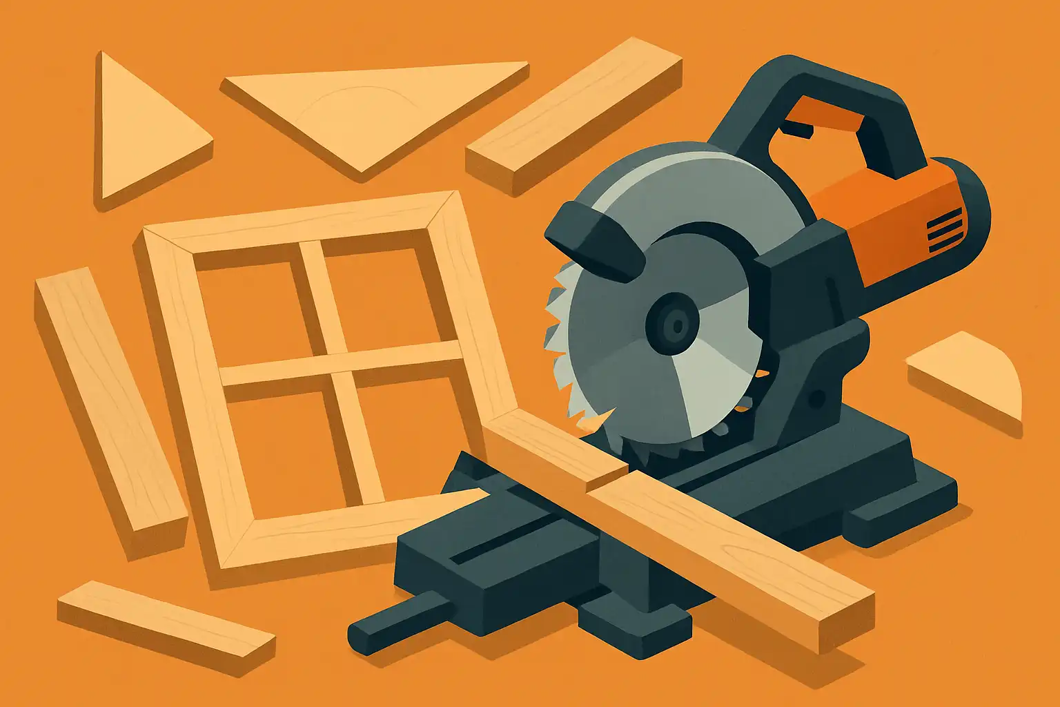 Zo zaag je perfecte kozijnen en ramen met je afkortzaag