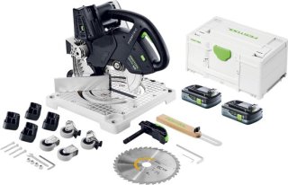 Festool SYMC 70 EB-Basic SYMMETRIC accu-freeszaag 36 V ( 2 x 18 V ) 216 mm + 2x accu 4.0 Ah + Systainer - zonder oplader review