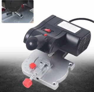 Mini Afkortzaag 4500 RPM - Cirkelzaag voor Hout en Metaal - Verstelbaar van 0 tot 45 Graden