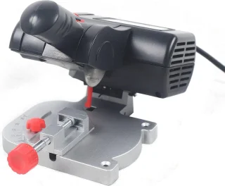 Mini Afkortzaag 4500 RPM - Cirkelzaag voor Hout en Metaal - Verstelbaar van 0 tot 45 Graden