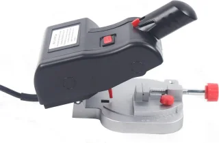 Mini Afkortzaag 4500 RPM - Cirkelzaag voor Hout en Metaal - Verstelbaar van 0 tot 45 Graden