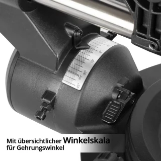 Afkortzaag met 2100 W vermogen en laserscheider