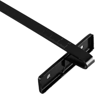 JHubers Goods - Cirkelzaaggeleiderail voor elektrische cirkelzagen 24x8cm - Met dieptemeter en meetschaal