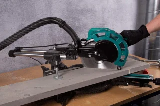Krachtige Afkortzaag met Laser en LED - 2000W - Ø216MM