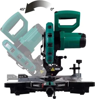 Krachtige Afkortzaag met Laser en LED - 2000W - Ø216MM