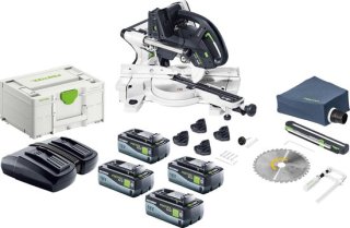 Festool KAPEX KSC 60 Basic — accuverstekzaag voor precisie en continu gebruik