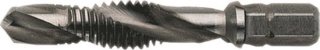 Rotec HSS Combi-boortap-bit 1/4 M6 x 1,0 — Alles-in-één voor M6-werk