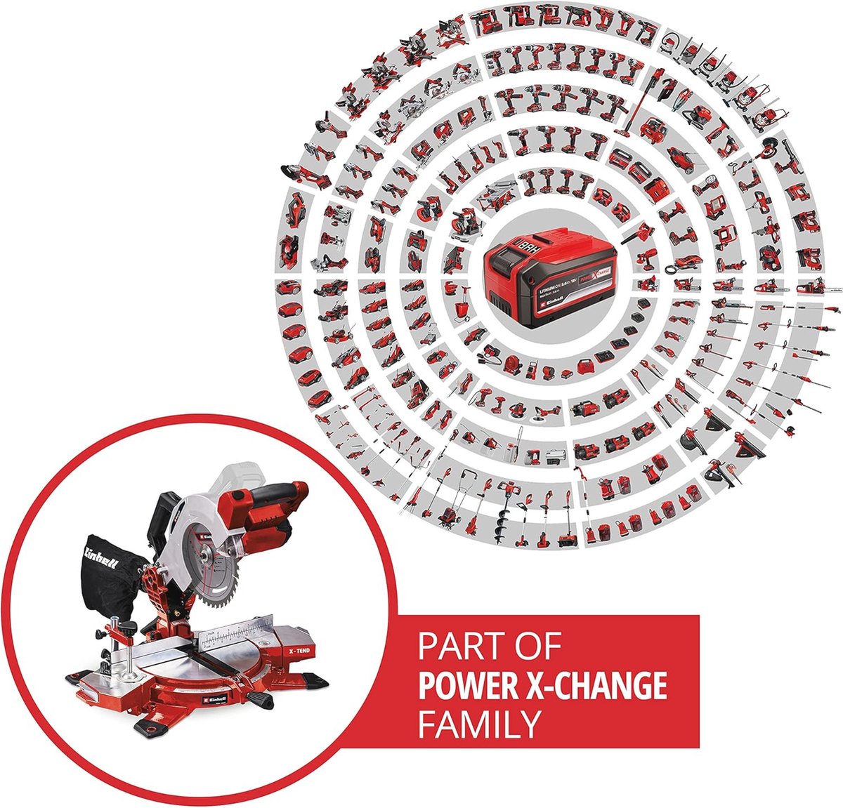 Wat vinden we goed aan de Accu Kap-/Verstekzaag 18V Li-Ion X-Tend
